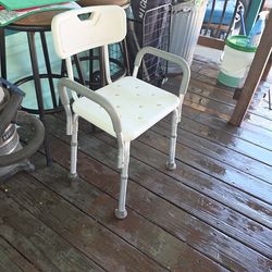 Handicap shower chair