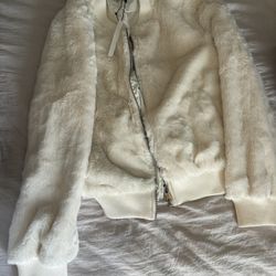 Faux Fur Bomber Jacket 