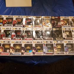 Huge Star Wars Funko Pop Lot