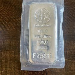 1 Kilo Argor Heraeus Silver Bar