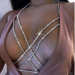 Rhinestone Body Chain 