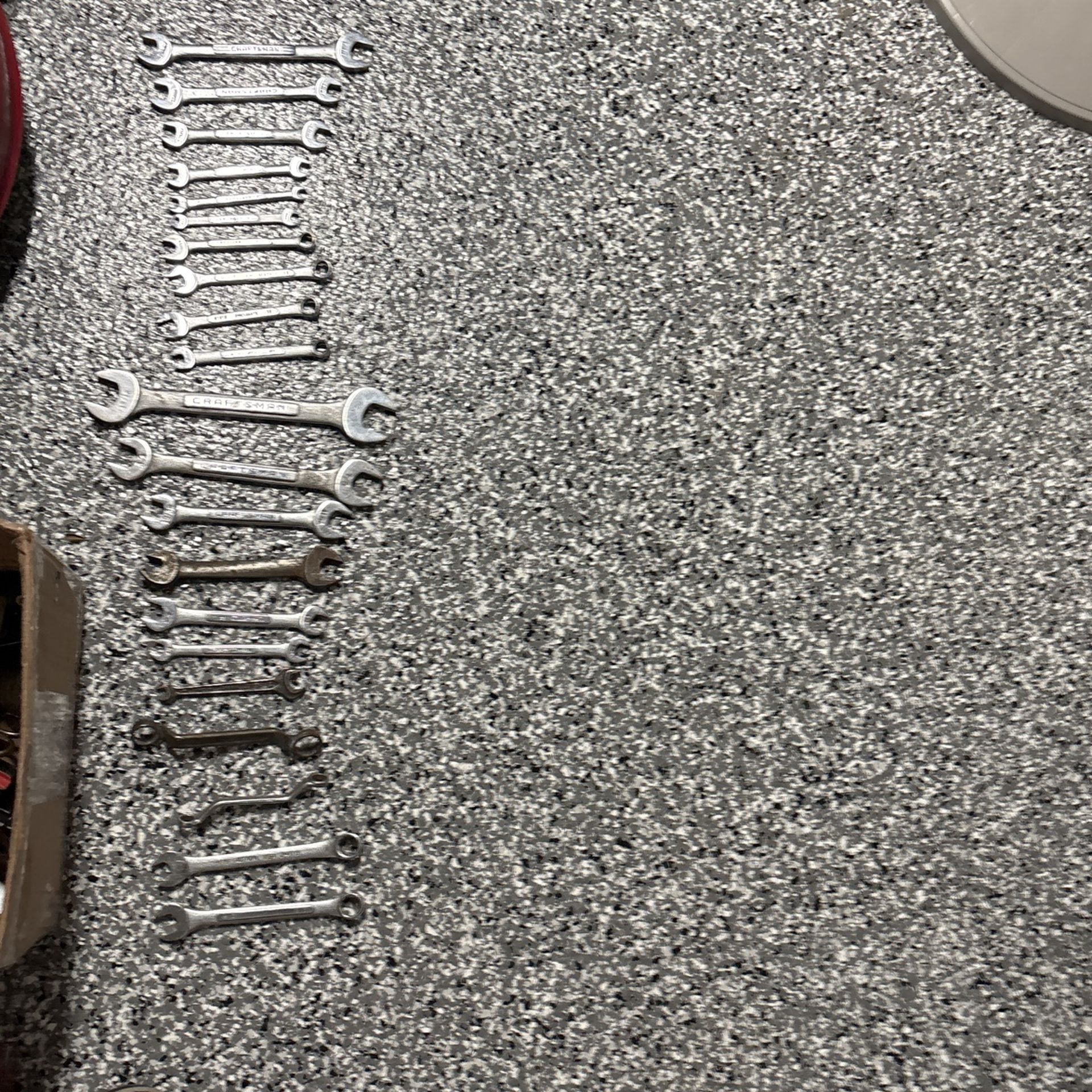 Two Set Of Open End Wenches Metric And Standard Craftsman
