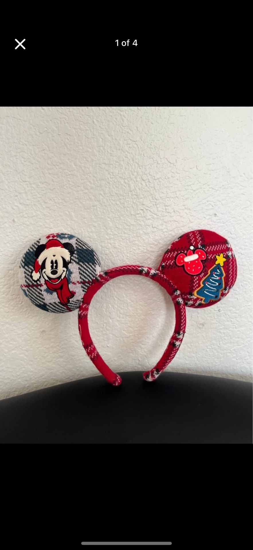 Christmas Knit Disney Ears