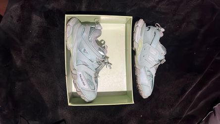 Balenciaga Track Sneakers Light Blue/Grey Size [11] – Good Condition
