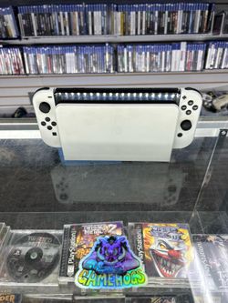 Nintendo Switch Oled with Dock $200 Gamehogs 11am-7pm