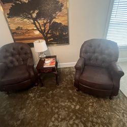 Beautiful Faux Leather Chairs