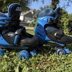 NEON Boys' Adjustable Light-Up Quad Skates
