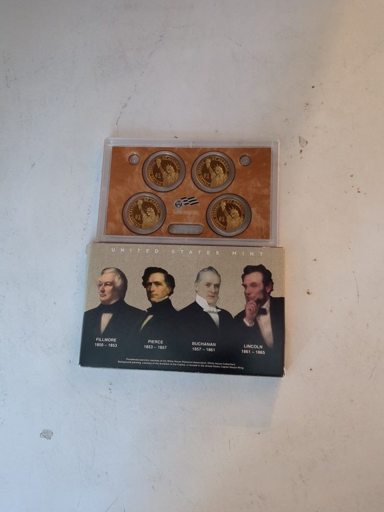 2010 Proof Set $1 Presidentes 