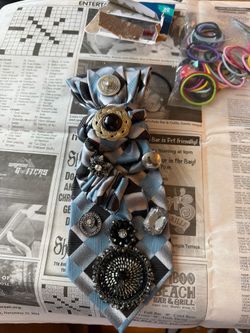 Bedazzled neck ties
