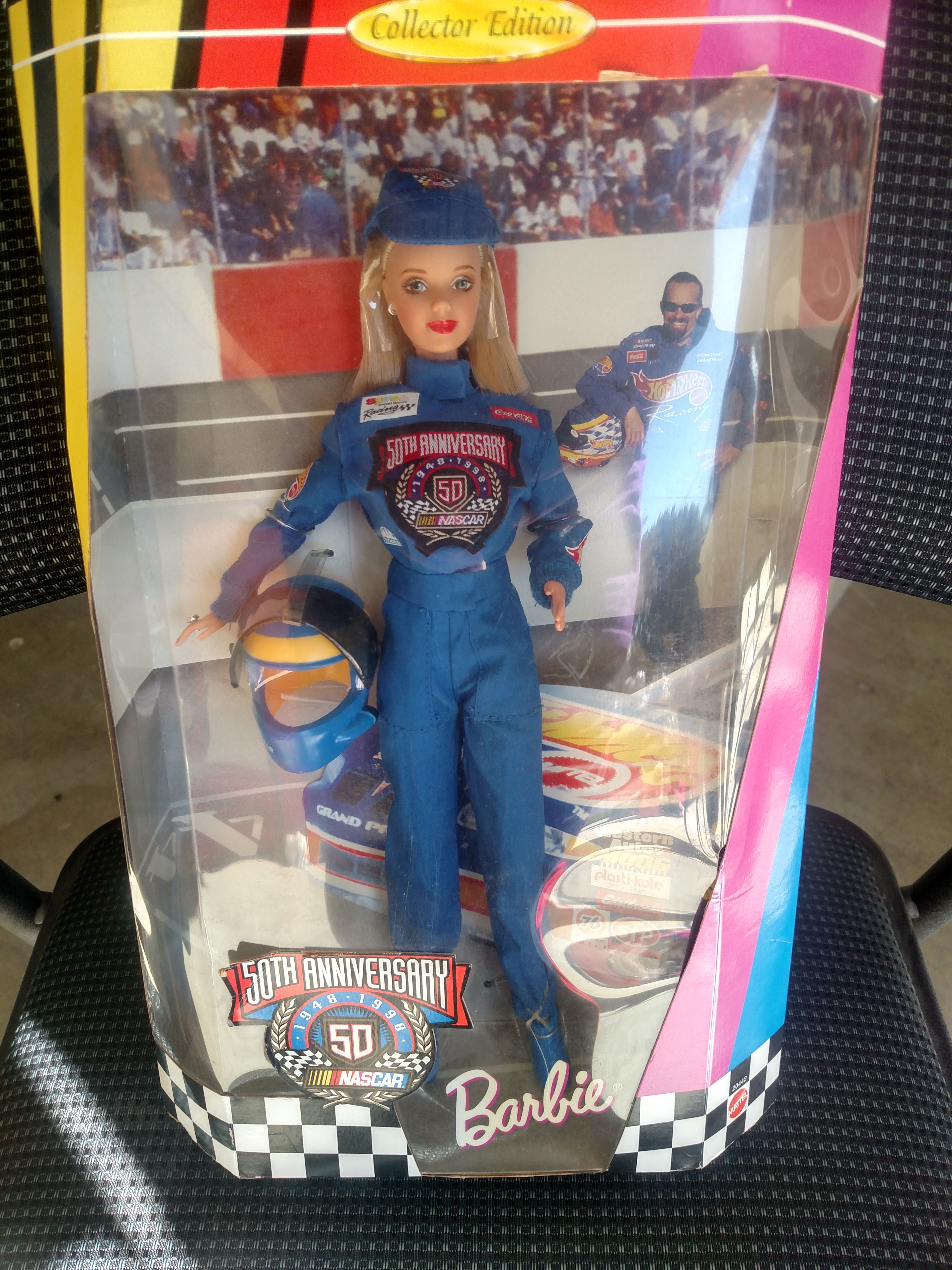 50th Anniversary NASCAR Barbie Doll