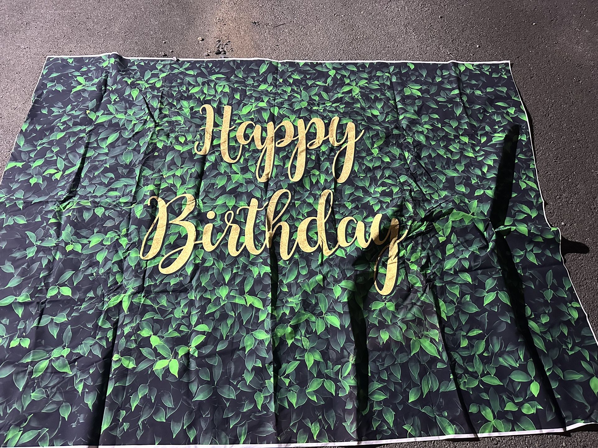 Happy Birthday Backdrop