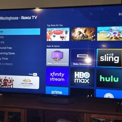65 Westinghouse 4k Uhd  Led Smart Roku TV Television. Yes It's Available.  Read ad
