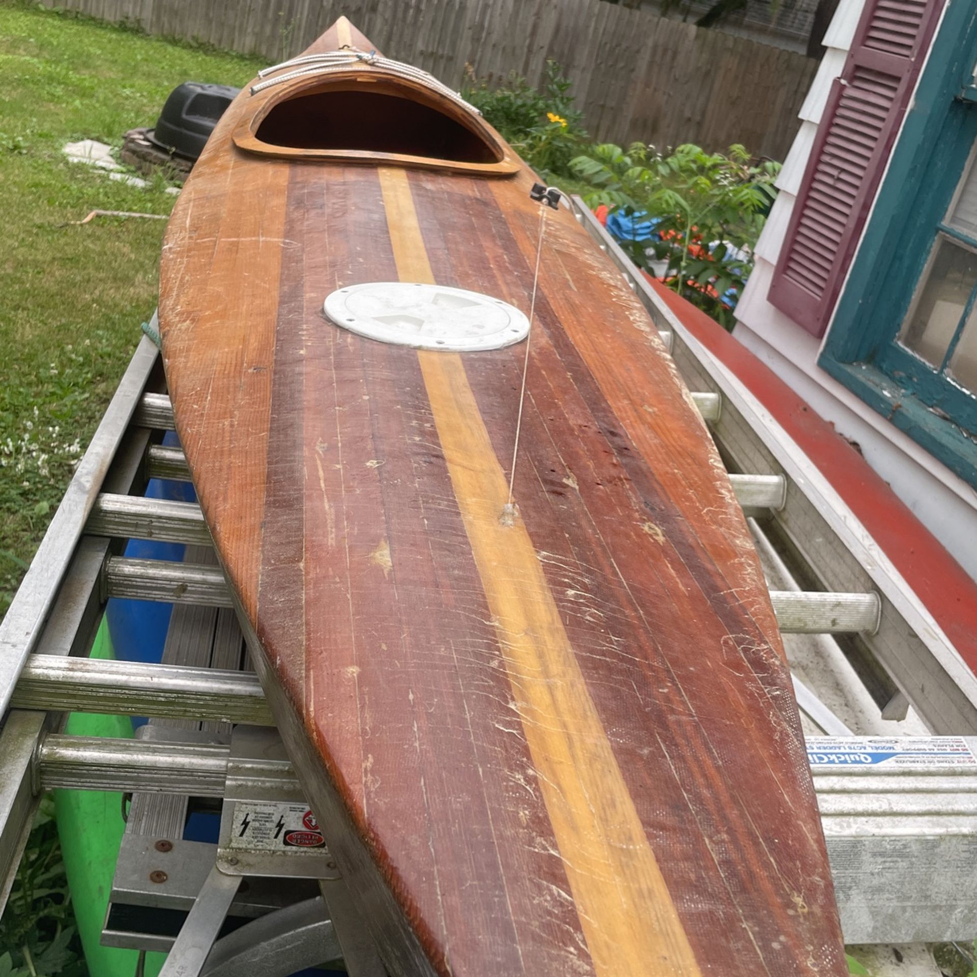 Handmade Wooden Kayak