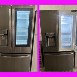 Refrigerator, Black Stainless French Door  Refrigerator 