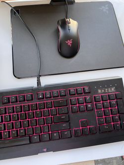 Razer Mouse, Keyboard And Mousepad 