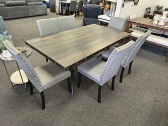 Dining Table Set With 6 Chairs