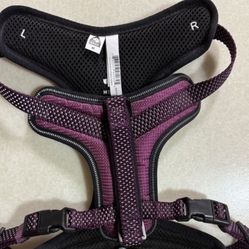 CA. TOP PAW ULTRA REFLECT PURPLE HARNESS. NOT WORN. MEDIUM. DOG.