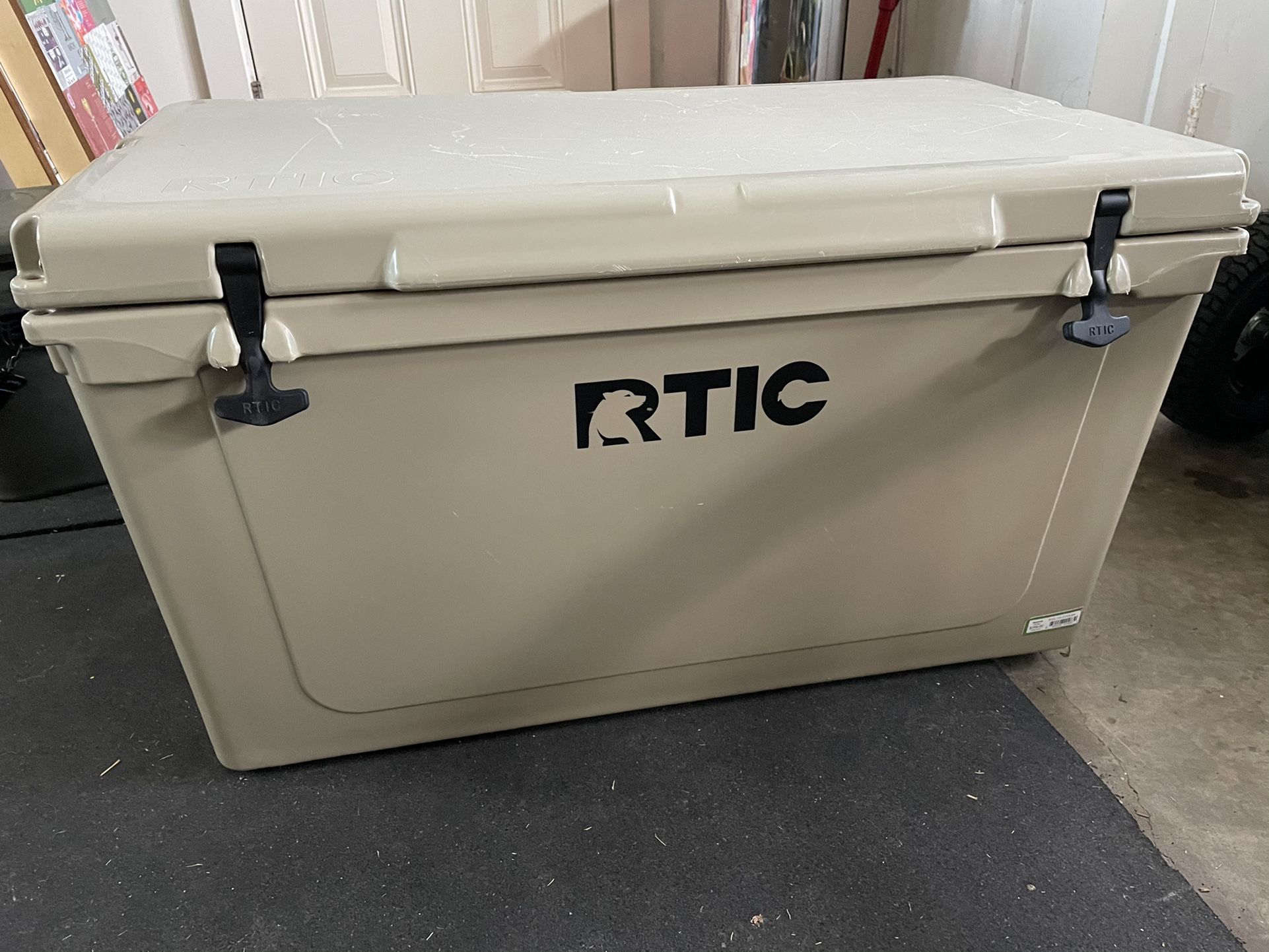 RTIC 110 QT Hard Sided Tan Ice Cooler