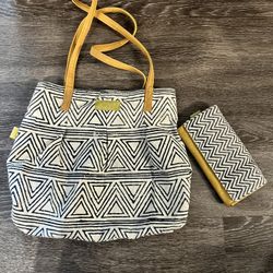 Joyn purse with matching wallet 