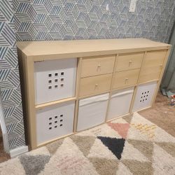 Ikea Storage Cube With Storage Boxes 