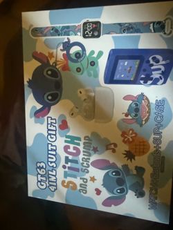 Stitch watch+earbuds+sup+case