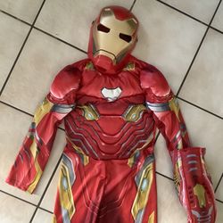 Walt Disney Iron Man Suit Costume size 7/8
