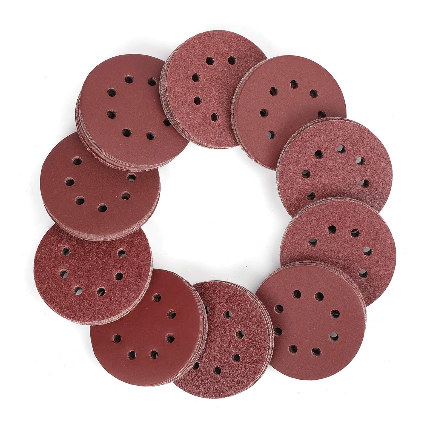 150-Piece 5" Multi-Grit Sanding Discs Set