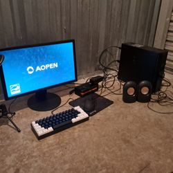 Full Desktop Setup – PC, Monitor, Keyboard, Mouse, Speakers & Mic  Included 