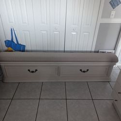 King size bed footboard bench.