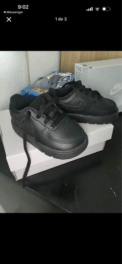 Nike Air Force 1s for little girls (size 5); I have two pairs of sneakers because I have twin daughters. I also have a pair of boots. I’m asking $25 p
