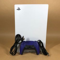 Sony PlayStation 5 Digital Edition PS5 825GB White Console Gaming System 