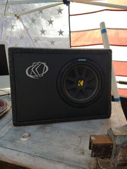 Kicker 10" sub in box