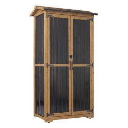 Large ( 69"Tall) Outdoor Storage Cabinet with Shelves, Waterproof - GF37