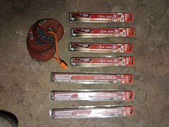 Sawzaw blades and grinder cutting wheels