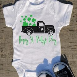 St Patrick's Day Baby Onesie