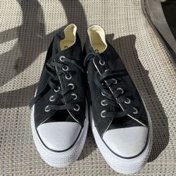 black and white converses