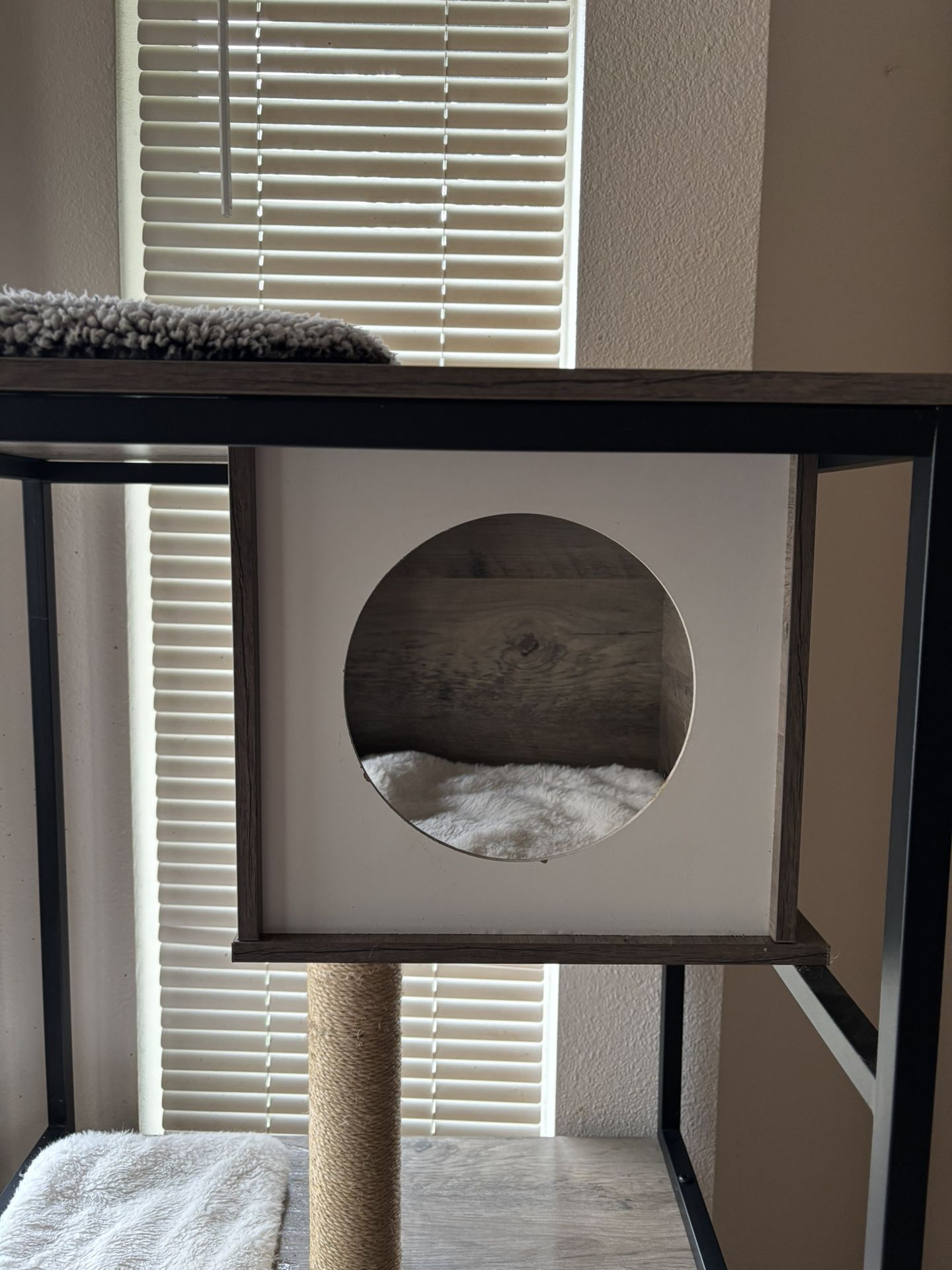 Cat Home Tower And Litter Box