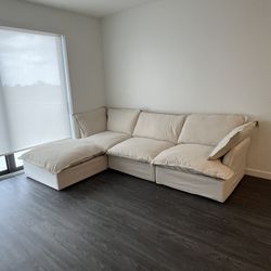 Beige Cloud Sectional (Brand new)