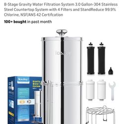 Brand New - 8-Stage Gravity Water Filtration System 3.0 Gallon-304