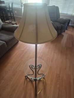 Lamp Glass Night Stand