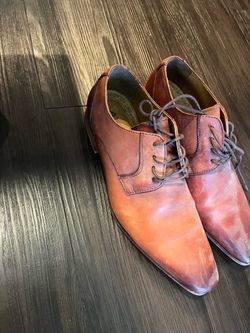 ALDO Pointy-Toe Brown Leather Oxford Men’s Dress Shoe Size 10.5