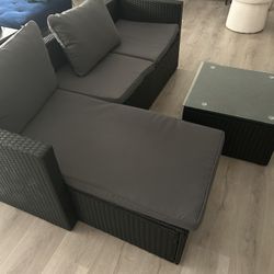 3 PIECE PATIO SET 