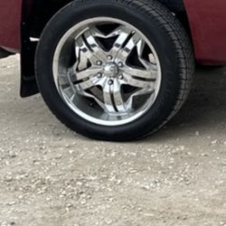 22in Rims For Chevy/GMC 6 Lug Silverado, Sierra, Tahoe, Yukon