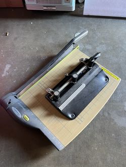 Paper Cutter Machine And Hole Puncher