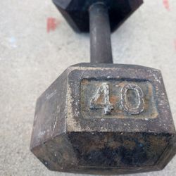 Dumbbell 40 lb.