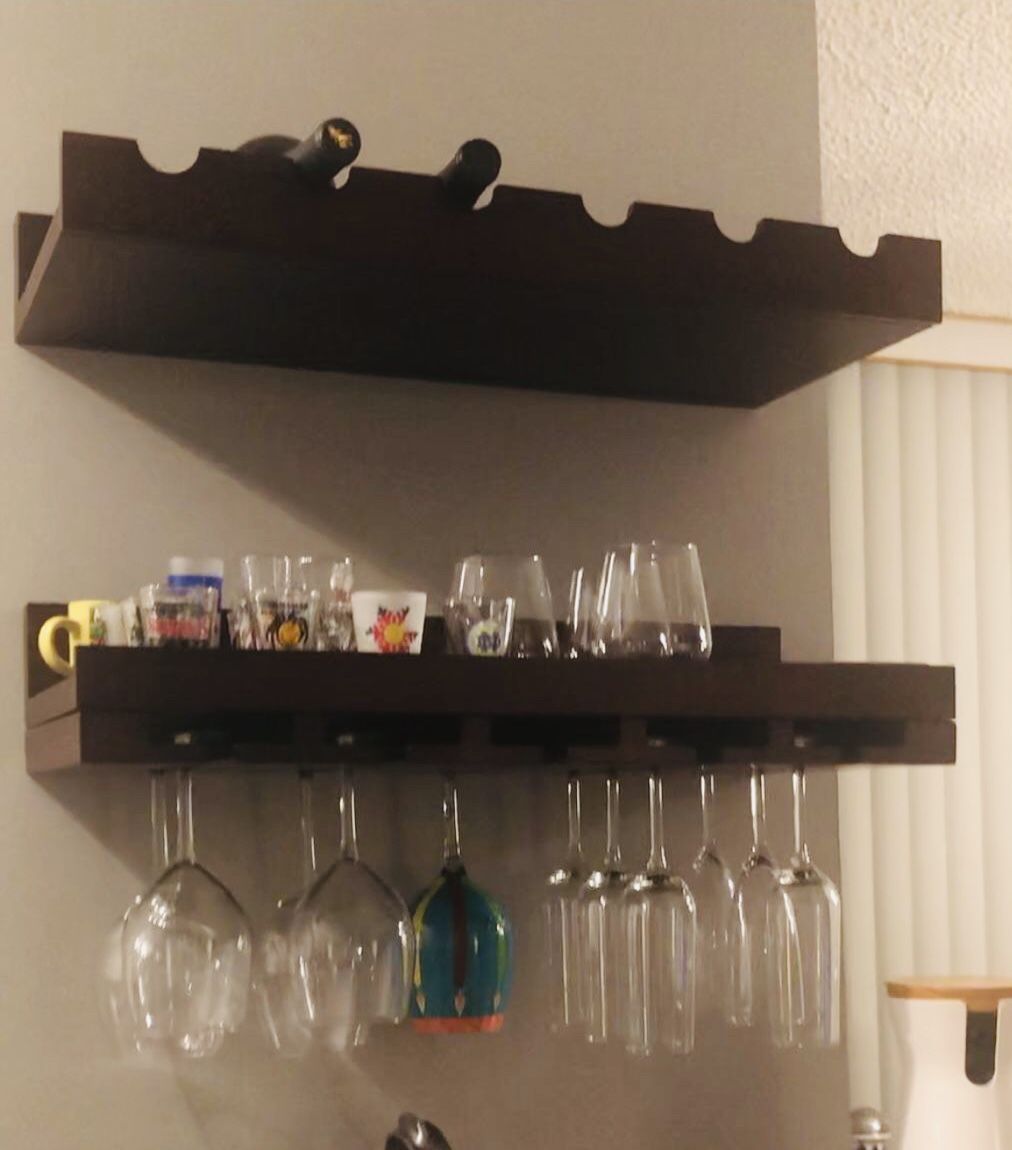 WINE STORAGE SHELVES/POTTERY BARN 