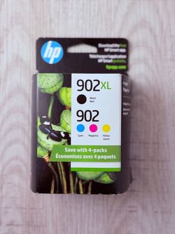 HP 902XL / 902 Genuine Ink Cartridge 4-Pack — Sealed