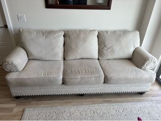 Studded Couch / Ottoman