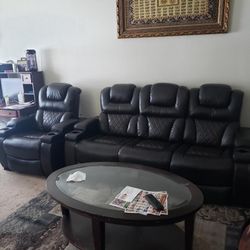 Leather Couch And Chair