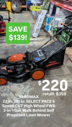 YardMax 22in Gas Lawn Mower